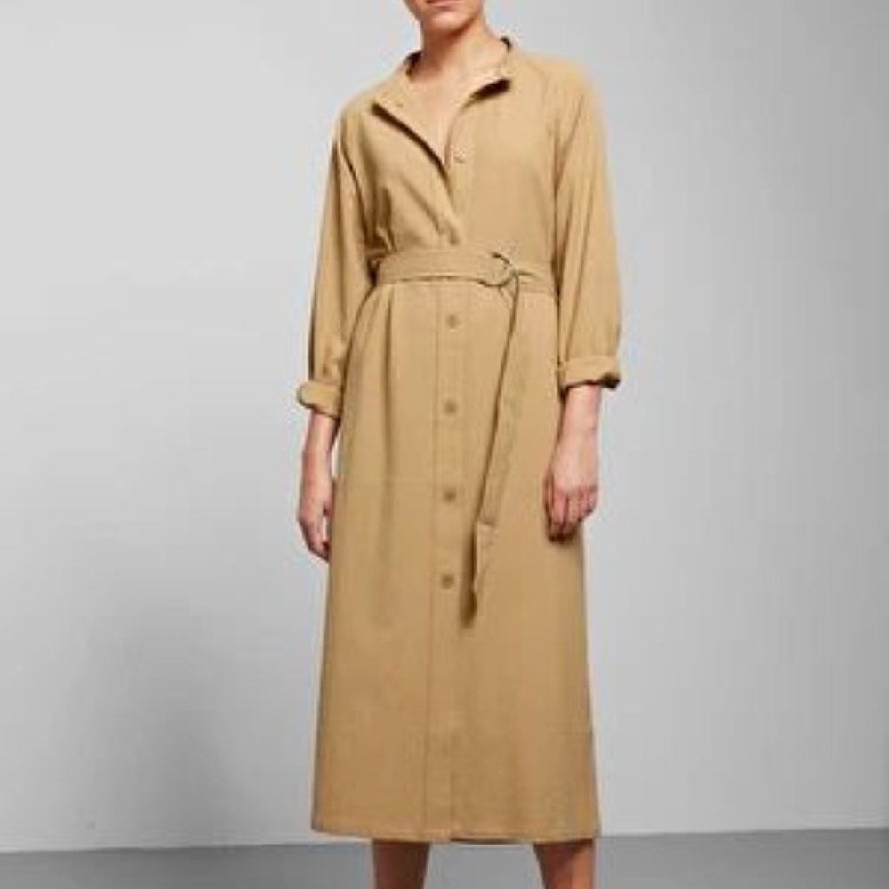 Classic beautiful Trench dress Shirtwaist dress